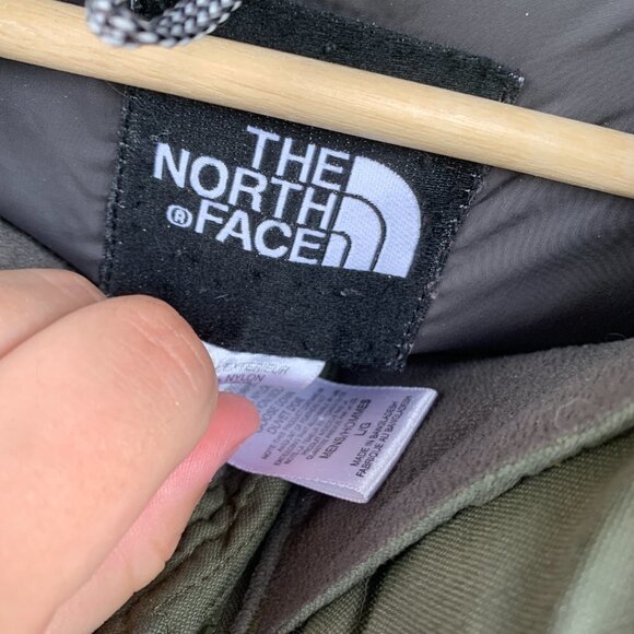 Vintage The North Face Cargo Utility Jacket Hyvent Large Green - Picture 4 of 13